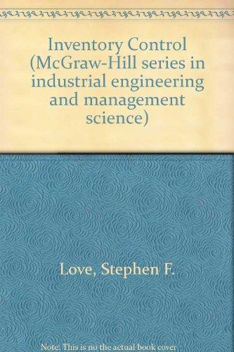 Book Inventory control (McGraw-Hill series in industrial engineering and management science) free