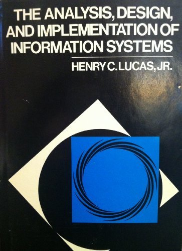 Book The Analysis, Design, and Implementation of Information Systems (McGraw-Hill Series in Management Information Systems) free