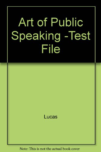 Book Art of Public Speaking -test File free