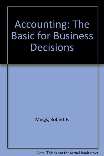 Book Accounting: The Basic For Business Decisions free