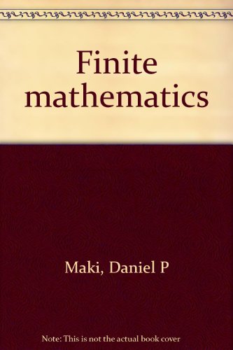 Book Finite Mathematics free