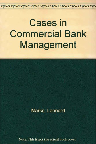 Book Cases In Commercial Bank Management free