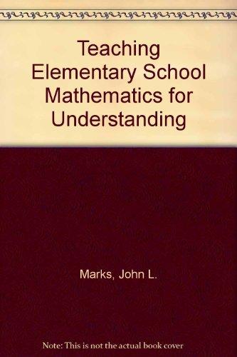 Book Teaching Elementary School Mathematics for Understanding free