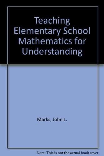 Book Teaching Elementary School Mathematics for Understanding free