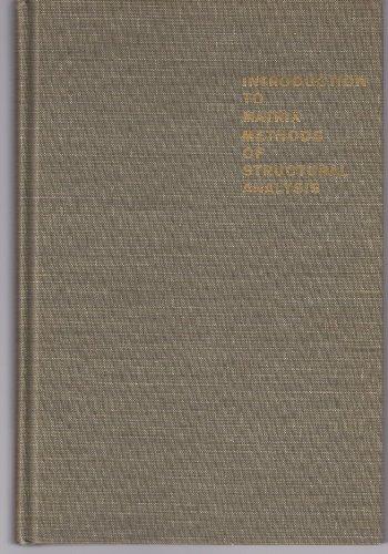 Book Introduction to Matrix Methods of Structural Analysis free