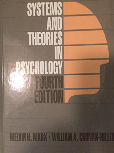 Book Systems and Theories in Psychology (MCGRAW HILL SERIES IN PSYCHOLOGY) free