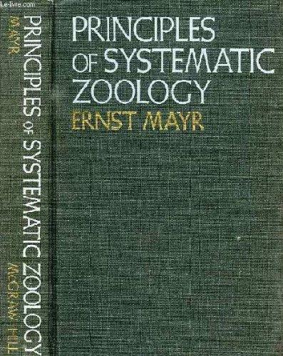 Book Principles of Systematic Zoology free