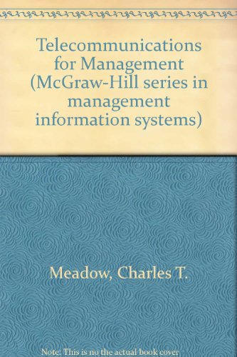 Book Telecommunications for Management (Byte Book) free