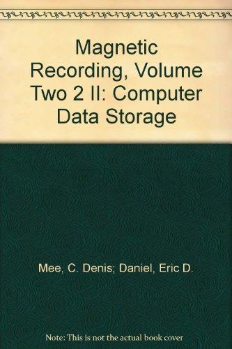 Book Magnetic Recording: Computer Data Storage free