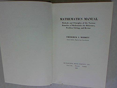 Book Mathematics Manual free