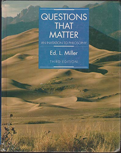 Book Questions That Matter: An Invitation to Philosophy free