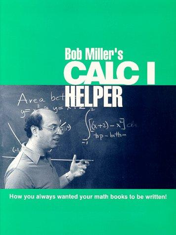 Book Bob Miller's Calc I Helper free