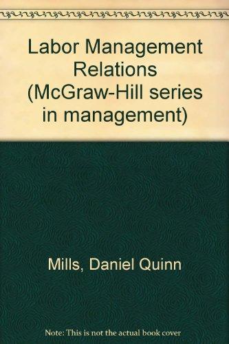 Book Labor-Management Relations (McGraw-Hill Series in Materials Science and Engineering) free
