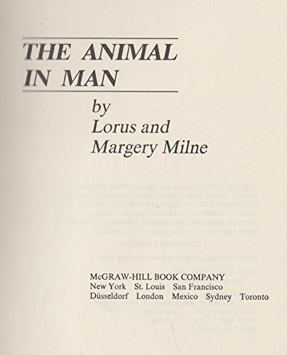 Book The animal in man, free