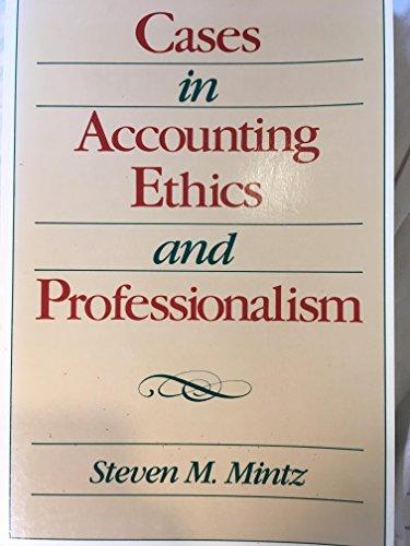 Book Cases in Accounting Ethics and Professionalism free