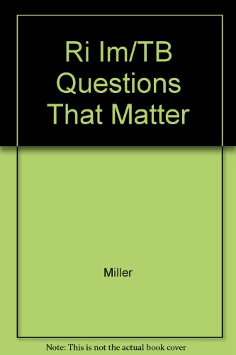 Book Ri Im/tb Questions That Matter free