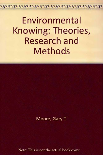 Book Environmental Knowing: Theories, Research And Methods free