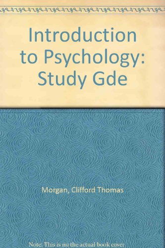Book Introduction To Psychology: Study Gde free