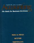Book Accounting: The Basis for Business Decisions (10th ed) free