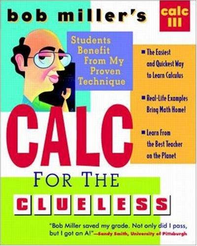 Book Bob Miller's Calc for the Clueless: Calc III free