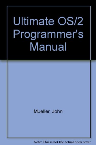 Book The Ultimate Os/2 Programmer's Manual free