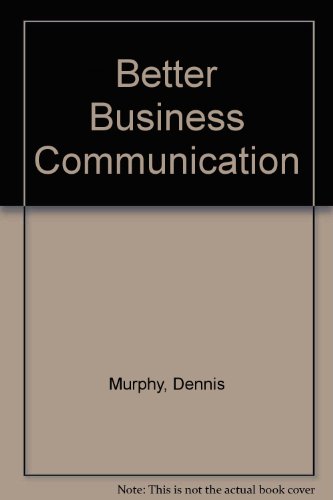 Book Better Business Communications free