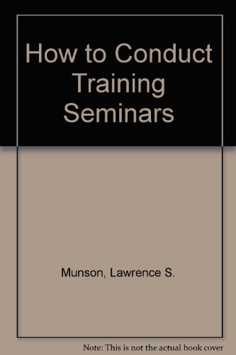 Book How to Conduct Training Seminars free