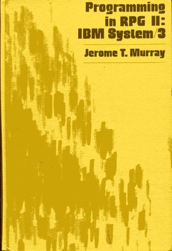 Book Programming in RPG II; IBM system/3 free