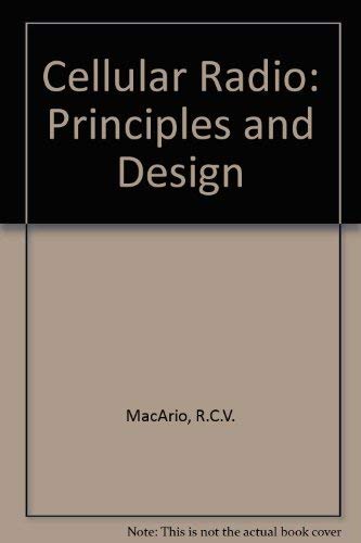 Book Cellular Radio: Principles and Design free