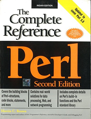 Book Perl - The Complete Reference (01) by Brown, Martin [Paperback (2001)] free