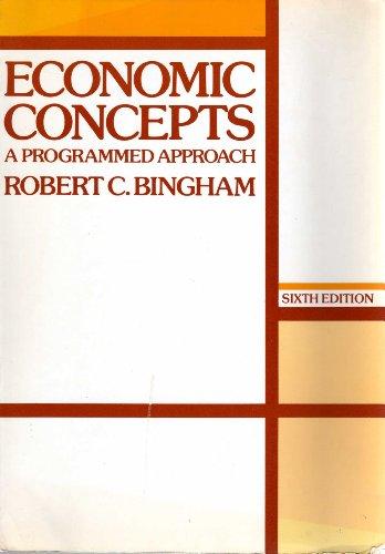 Book Economic Concepts: A Programmed Approach free