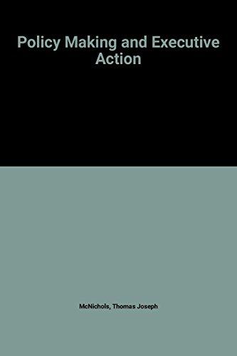 Book Policymaking and executive action (McGraw-Hill series in management) free