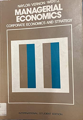 Book Managerial Economics: Corporate Economics and Strategy free