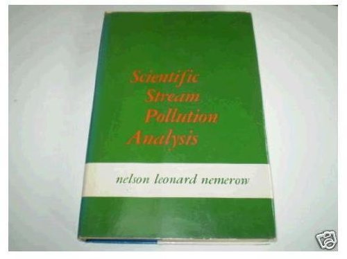 Book Scientific stream pollution analysis (McGraw-Hill series in water resources and environmental engineering) free