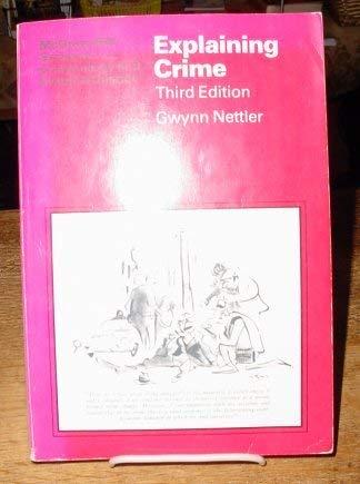 Book Explaining Crime (mcgraw-hill Series In Criminology And Criminal Justice) free