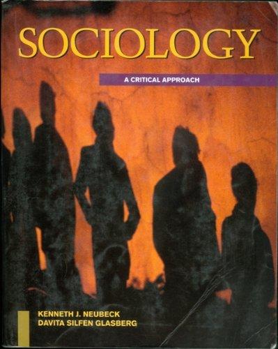 Book Introduction To Sociology: A Critical Approach free