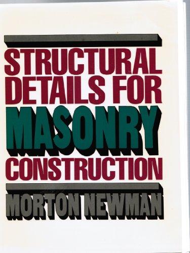 Book Structural Details For Masonry Construction free