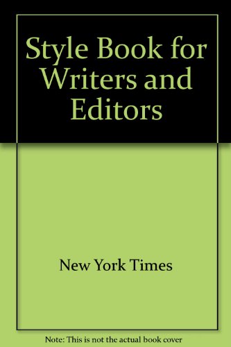 Book Style Book For Writers And Editors free