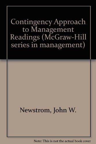 Book A Contingency Approach to Management Readings free
