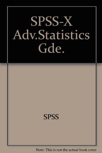 Book SPSS-X Advanced Statistics Guide free
