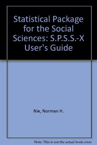 Book Spssx User's Guide free