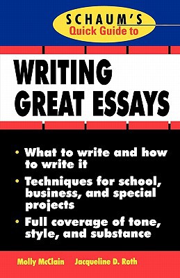 Book Schaum's Quick Guide to Writing Great Essays free