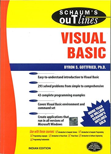 Book Schaum's Outlines Theory And Problems Of Programming With Visual Basic free