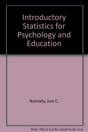 Book Introduction to statistics for psychology and education (McGraw-Hill series in psychology) free