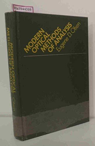 Book Modern Optical Methods of Analysis free