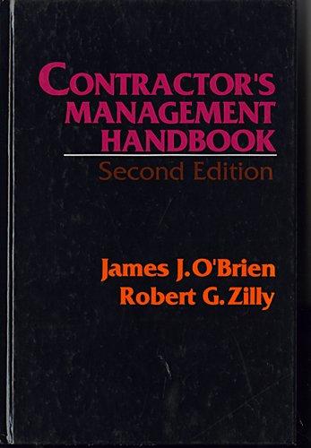 Book Contractor's Management Handbook free