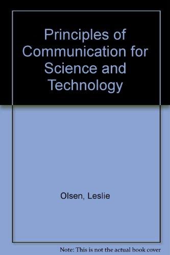 Book Principles of Communication for Science and Technology free
