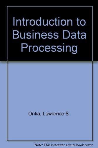 Book Introduction To Business Data Processing free