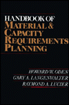 Book Handbook of Material and Capacity Requirements Planning free