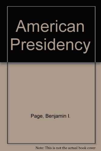Book The American presidency free